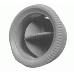 EN endeventil. Farve: Grå. - Køl & varme tilbehør