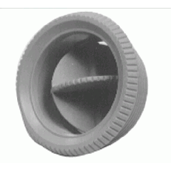 EN endeventil. Farve: Beige. - Køl & varme tilbehør