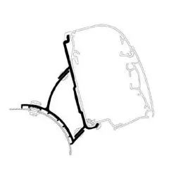 Thule 4900 markise til VW T5 og T6 - lang - Thule