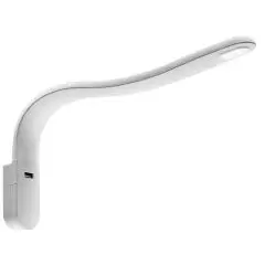 LED svanehalslampe i hvid - 12V, 1,2W - Lampe/Pære