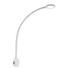 LED svanehalslampe i sort - 12V, 2,1W - Lampe/Pære