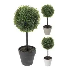 Kunstig plante på stamme i potte - 