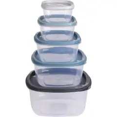 Opbevaringsbøtter 5 stk. - Skåle og fade