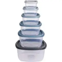 Opbevaringsbøtter 6 stk. - Skåle og fade