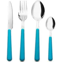 Delice bestiksæt blåt - 16 dele - Bestik