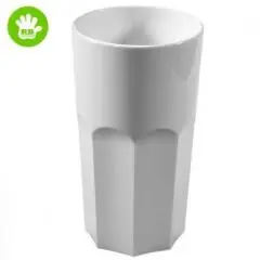 Brudsikkert Cafeglas hvid - 