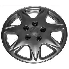 Hjulkapsel Stockholm 15 tommer - sølv - Undervogn