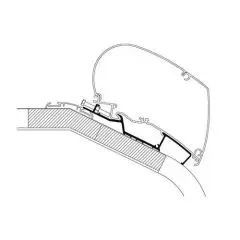 Adaptersæt til serie 6 LMC Liberty - 6,0 meter markise - Tilbehør